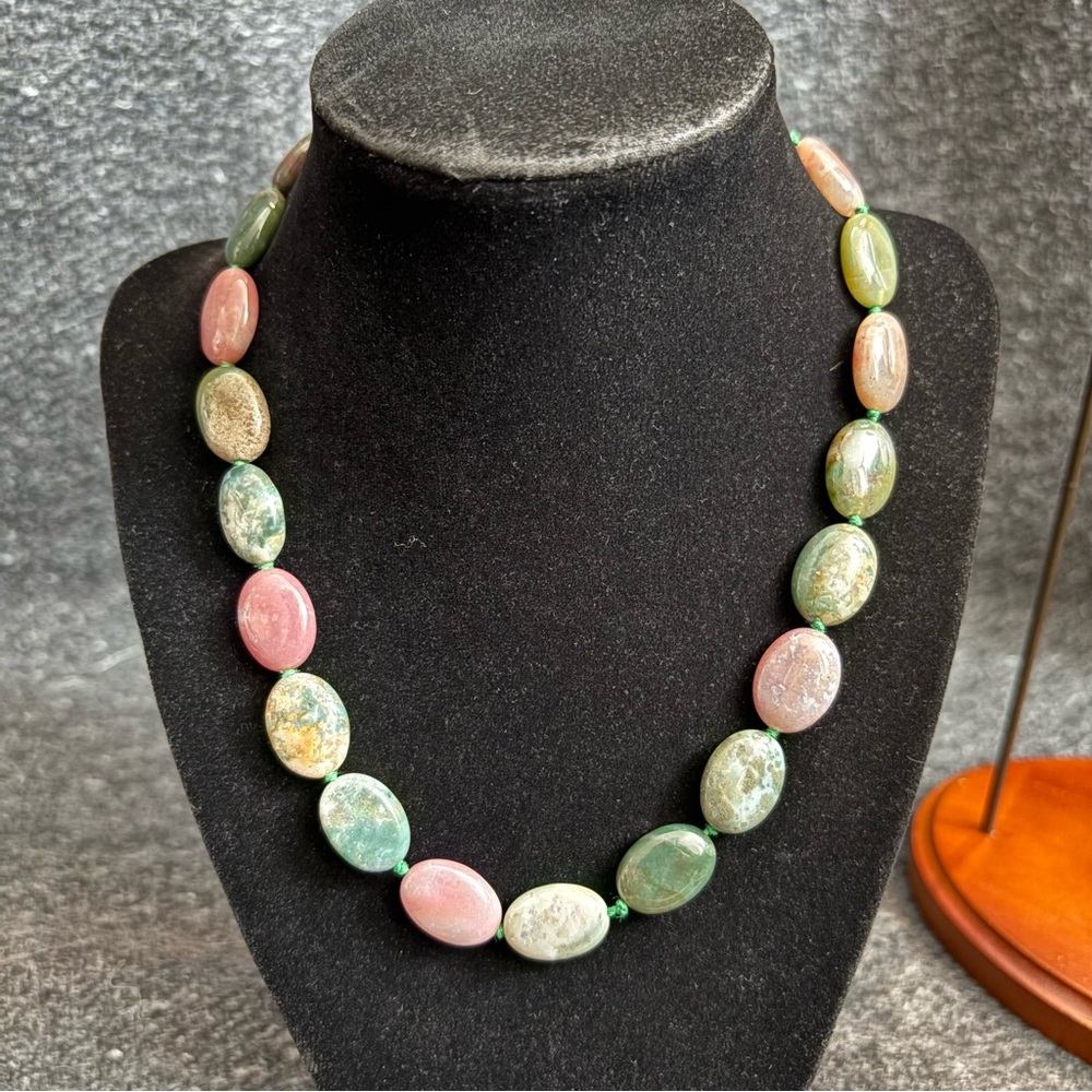 Natural Bloodstone Necklace